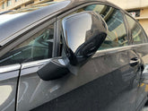 Spiegelkappen Außenspiegel Schwarz Glanz für VW Golf 8 VIII mit SideAssist 2019-2023